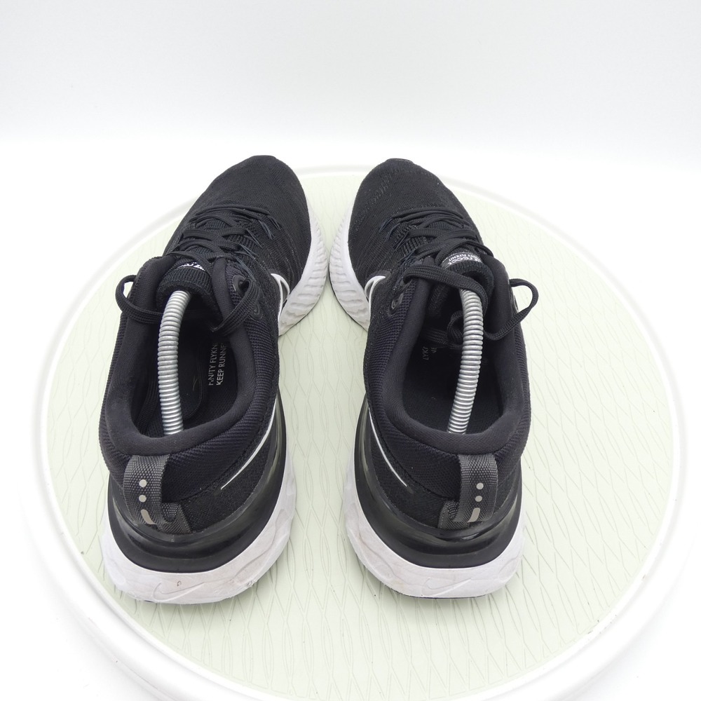 Nike React Infinity Run Flyknit 2 CT2357-002 Mens 12 Running Shoes Black Sneaker - Picture 5 of 10